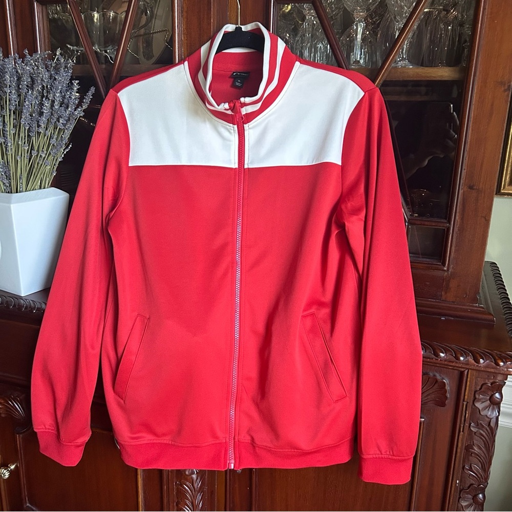 Art Class Red and White Track Jacket